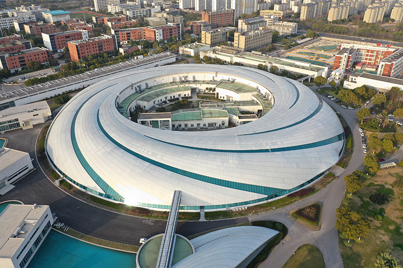 2019年3月12日，航拍上海光源項(xiàng)目。